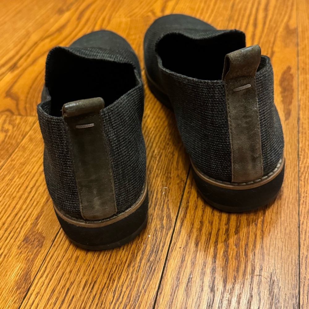 Eileen Fisher Shoes Nova Knit Stretch Loafers Woven Black Chunky Basic Size 10 - Picture 11 of 11